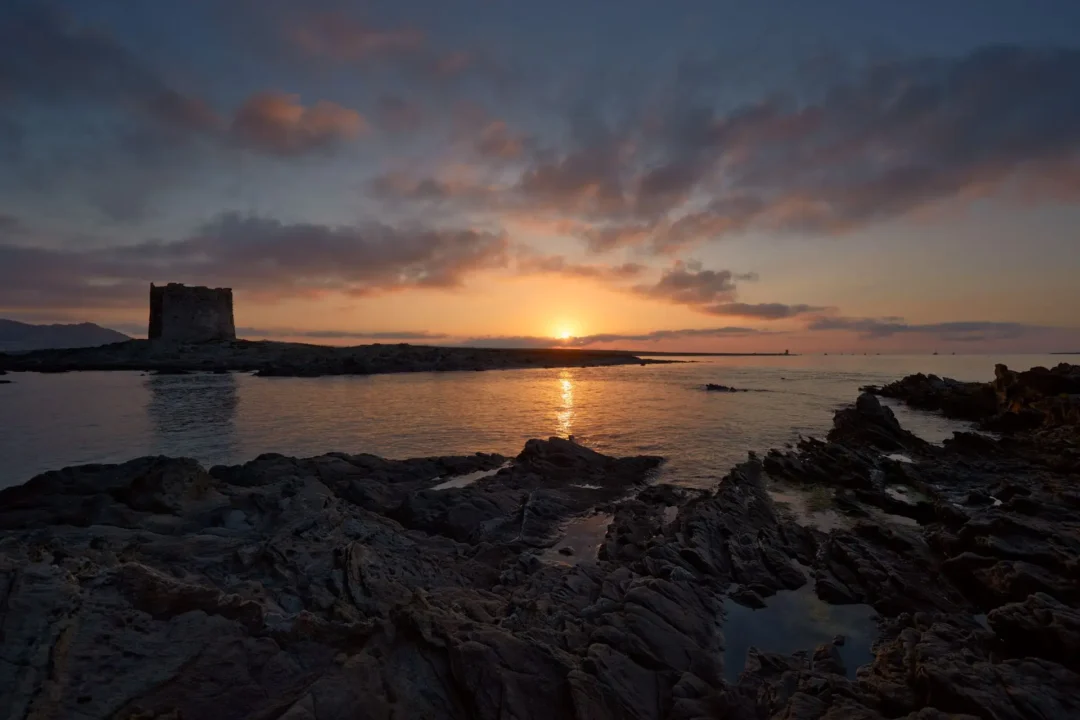 Sunset in Sardinia in Stintino (Torre) Sunset in Sardinia in Stintino (Torre)